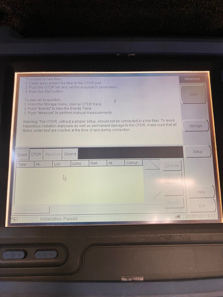 Exfo FTB-300 Universal test system with FTB-7300 OTDR Module, FTB-3920