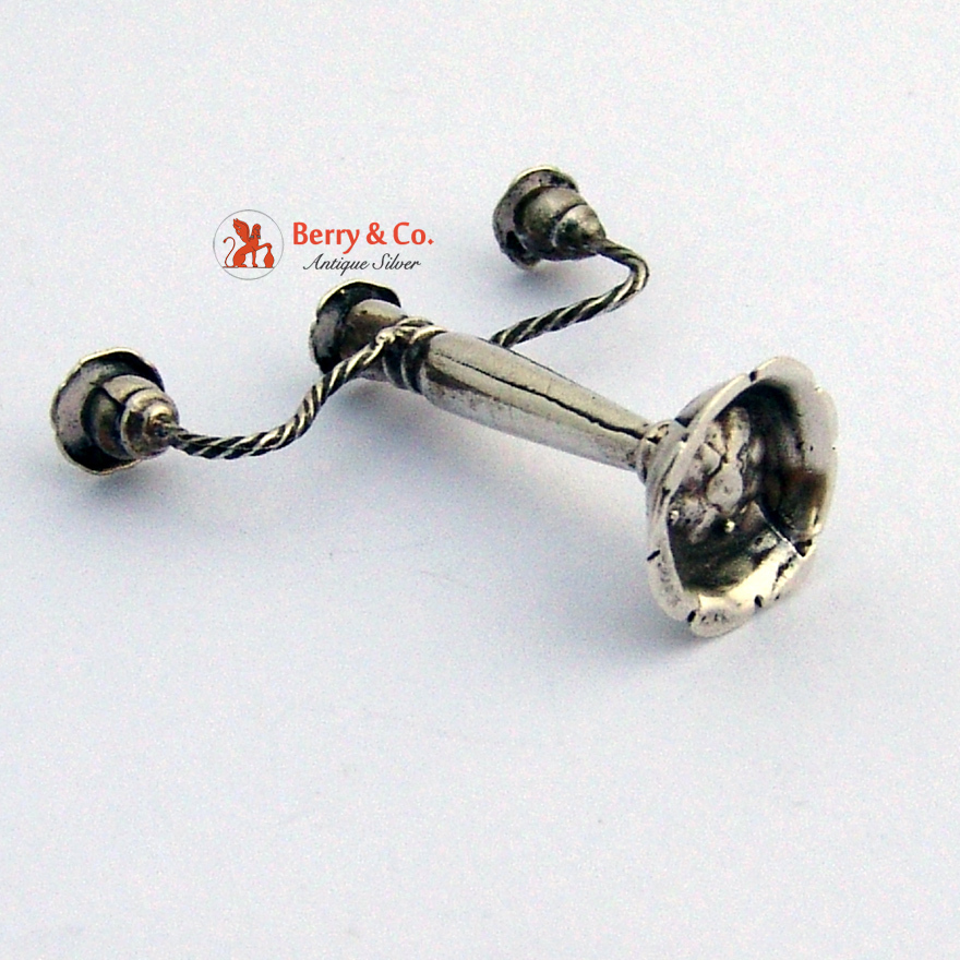 Miniature Candelabra Sterling Silver 1900