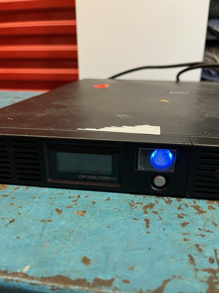 CyberPower Energy Saving Technology Battery Backup OR1500LCDRM1U Tested & Workin