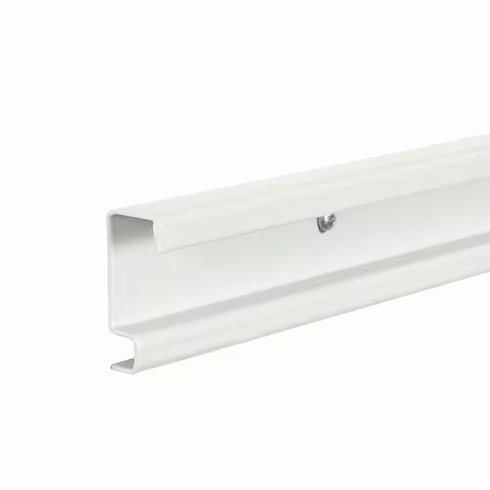 Shelftrack 24 In. White Hang Track (2 Pieces)