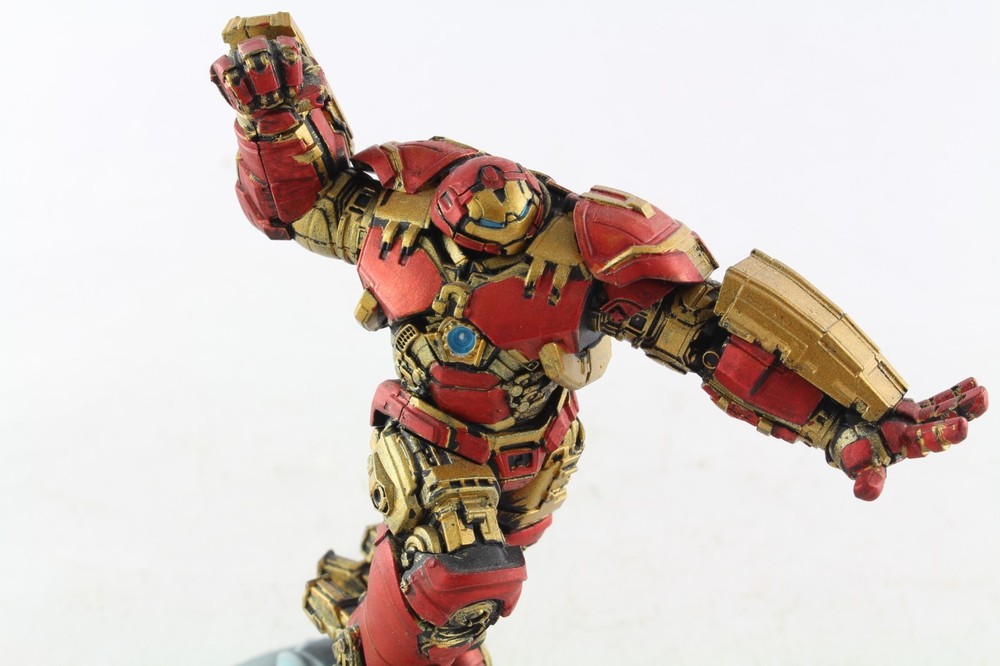 Marvel Crisis Protocol Board Game Figure Painted Hulkbuster Iron Man Figure