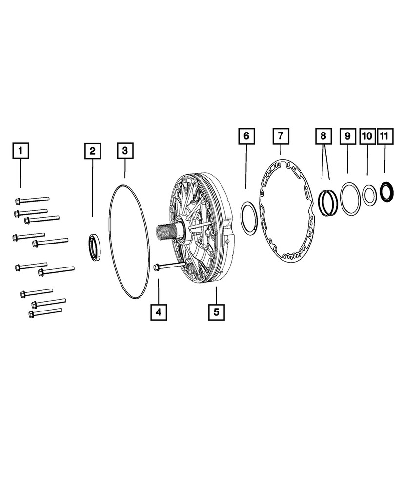 Genuine Mopar O Ring 68019669AA
