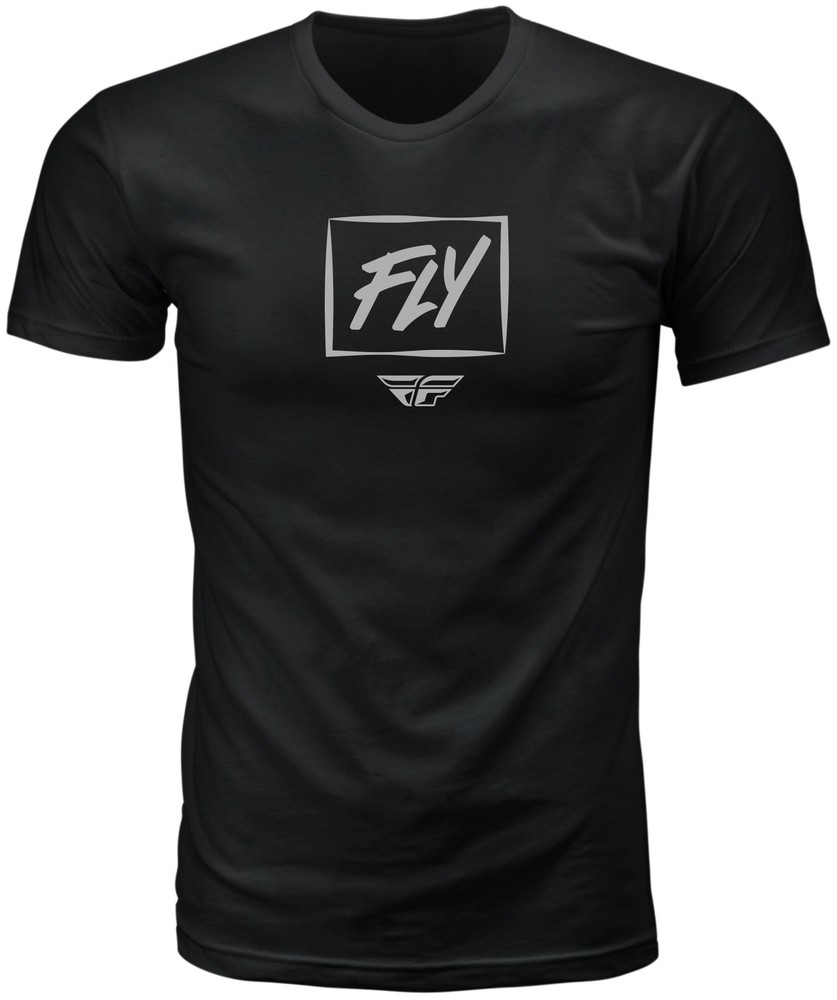 Fly Racing Zoom Tee Black Small 352-0140S