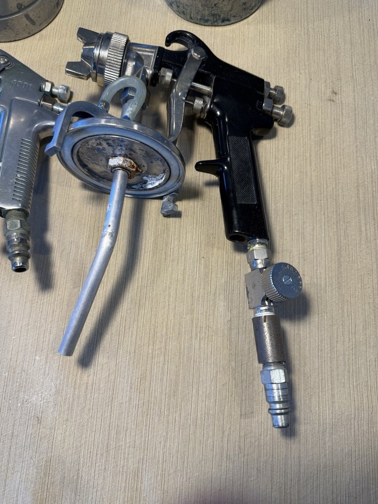 Qty 2 Unbranded Spray Guns Untested Sold As Found