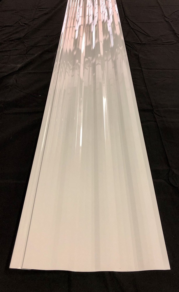 1 RV/Camper/Teardop Aluminum Tin Mesa Siding repair Polar White metal  10''x72''