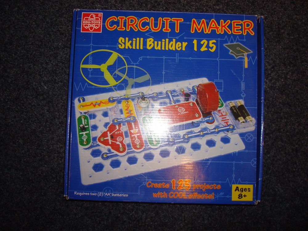 Edu Toys Circuit Maker Skill Builder 125, ages 8+  electronics projects, Science