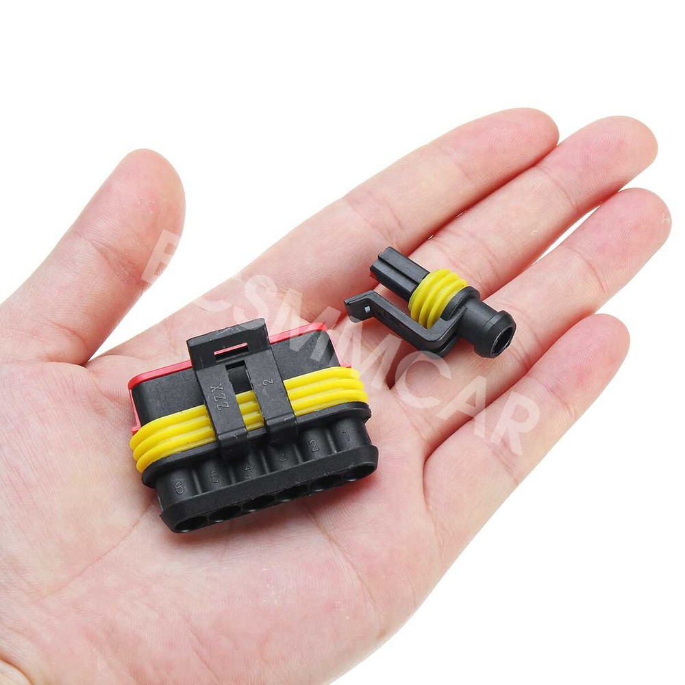 Car Sealed Electrical Wire Cable Connectors Plug Terminals Plastic Kit 708Pcs