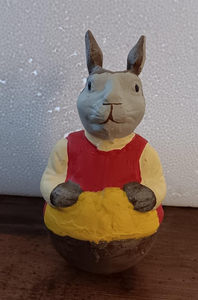 RABBIT CAST IRON ROCKING  HOME OFFICE ENTRYWAY