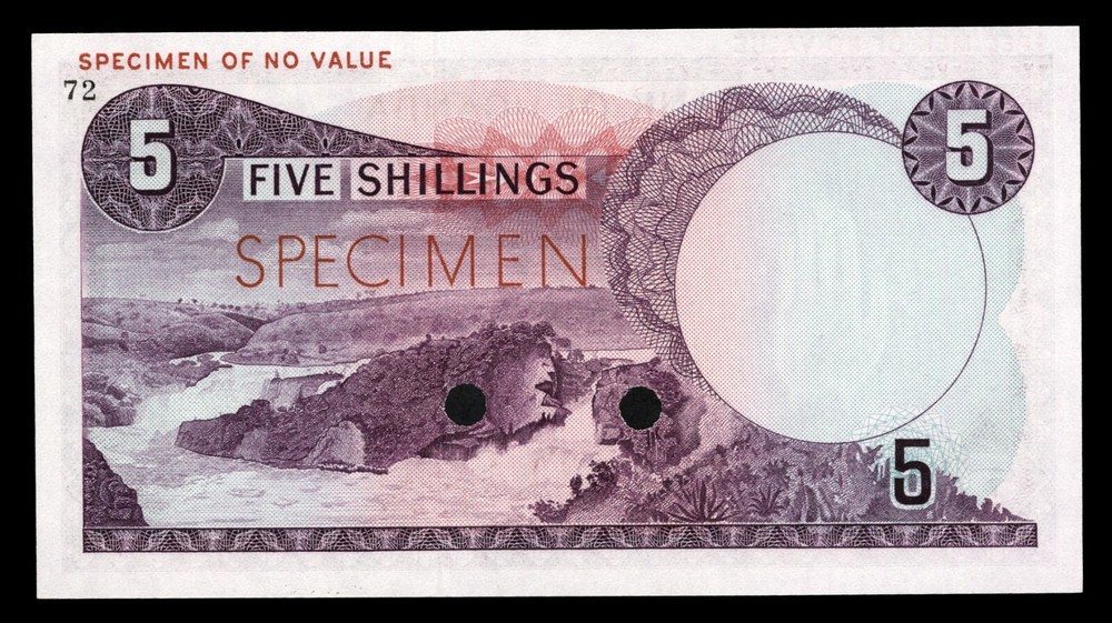 Uganda P1ct, Color Trial Banknote