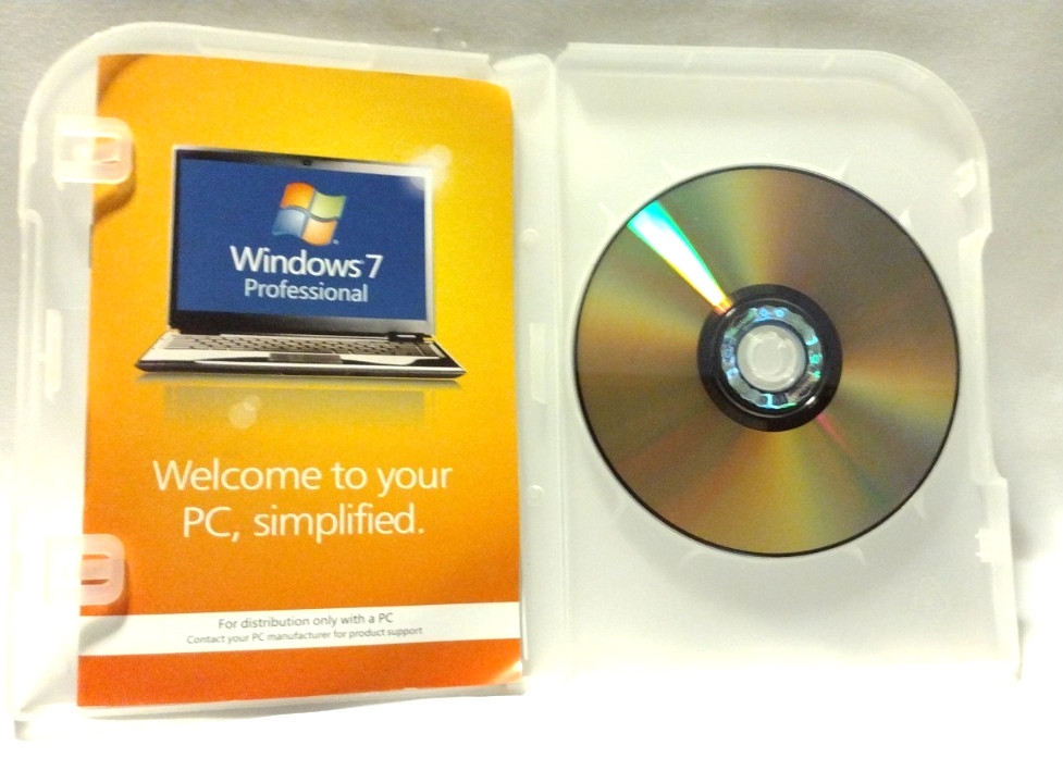 Microsoft Windows 7 Professional 32/64 Bit Dvd Discs Full Version for Windows B2