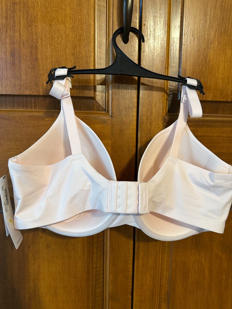 Calvin Klein Womens Beige Lightly Lined Full Coverage Underwire Bra Size 38D NWT