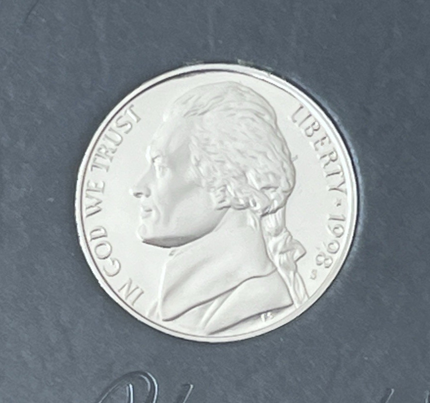 1998-S U.S. Mint Silver Proof Set [5 Coins]