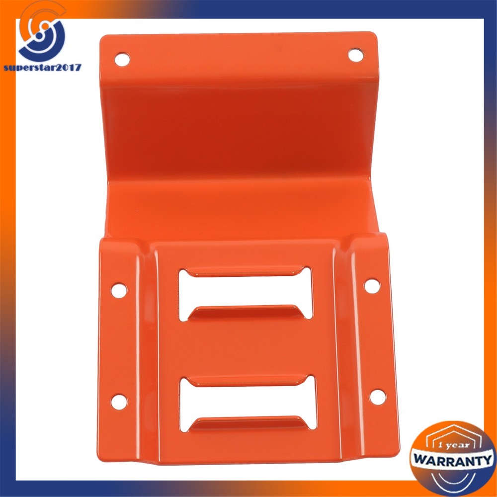 Orange Wheel Chock And 8ft Ratchet Strap Kit For E Track System Polyester