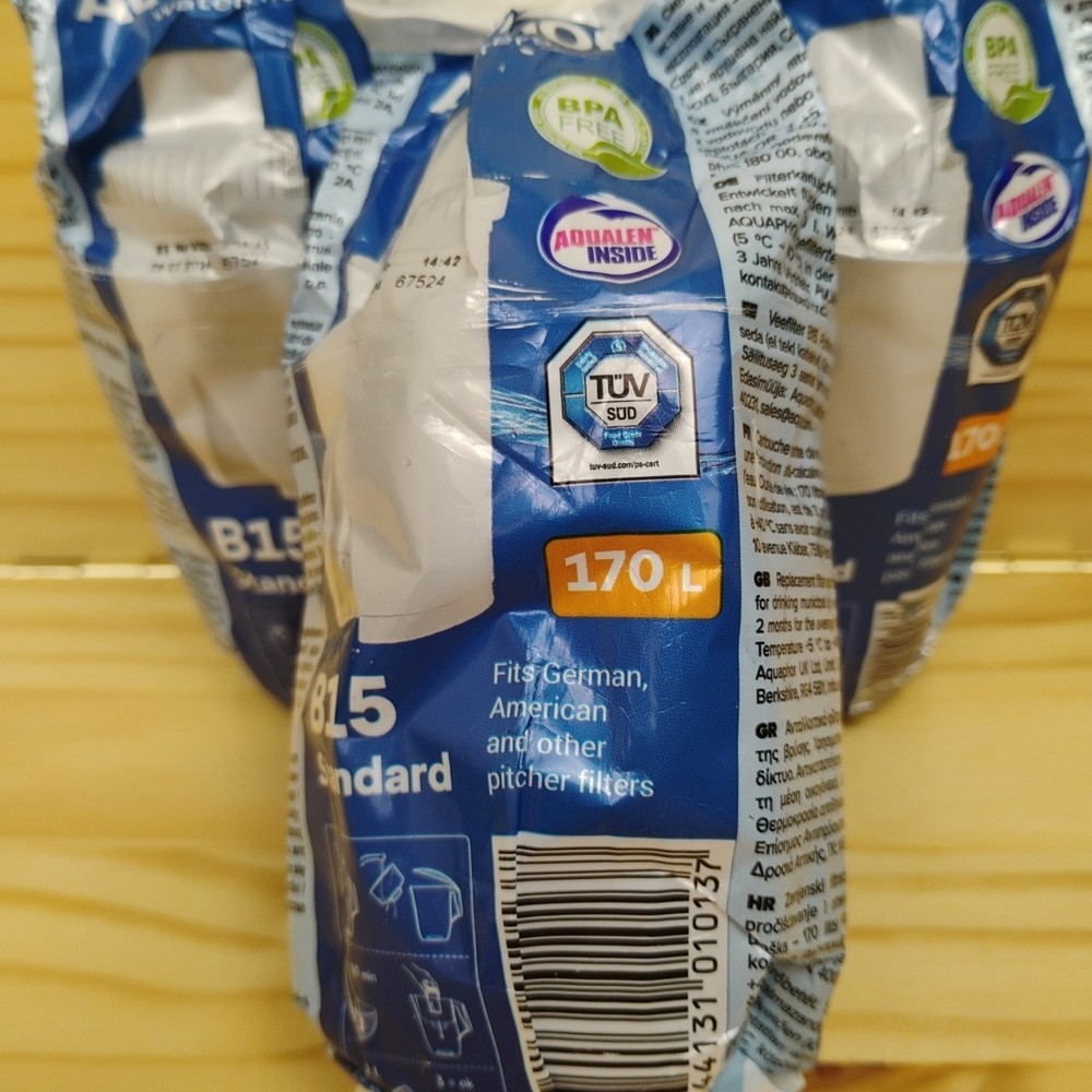 3 Aquaphor Water Filter B15 Standard sealed packages Expiration 2/24