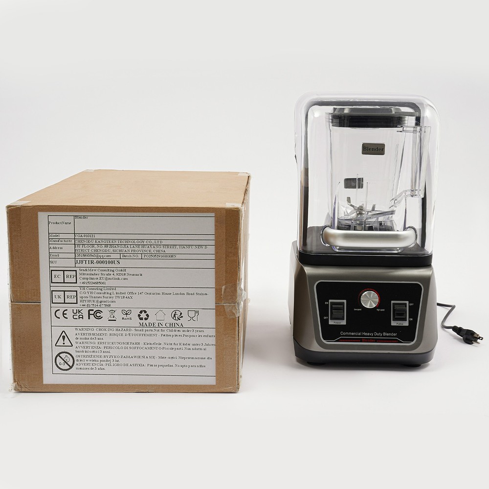 Multifunctional Blending Machine Blender with Soundproof Shield & Speed Control