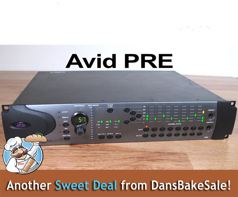 Avid PRE for Pro Tools Model  MP008 - 8 Channel Mic Pre - Gray Version