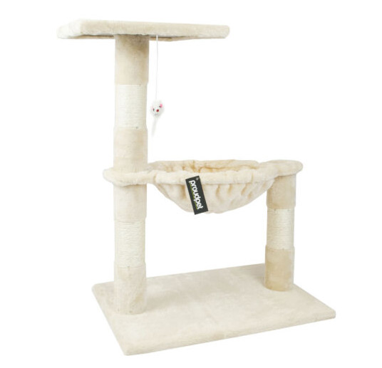 Cat Tree Hammock Style Scratch Posts Kitten Activity Centre Pet Scratching Tower