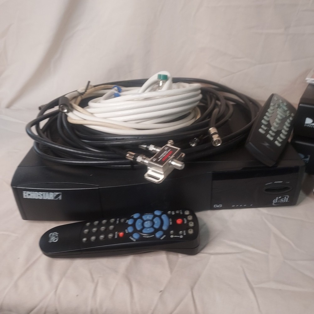 Satellite TV Receiver And Accessory Lot