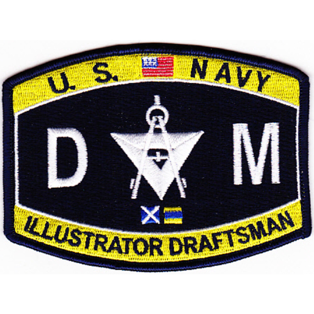 Technical Administrative Rating Illustrator Draftsman Patch