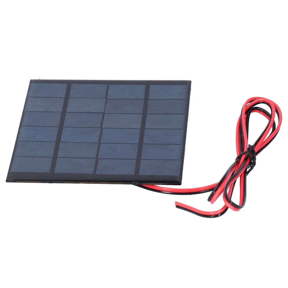 2Pcs Mini Solar Power Module Epoxy Panel With 100cm Cable Electronic New