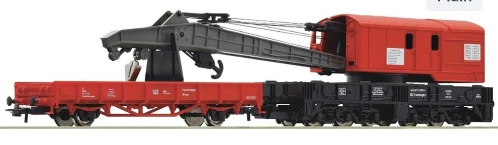 Roco DB Crane Set 56240 HO Scale DC