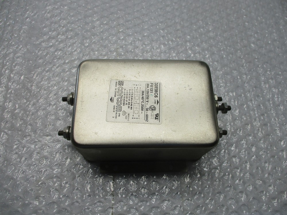 CORCOM 30F.MC6 F8131 POWER LINE FILTER NSNP