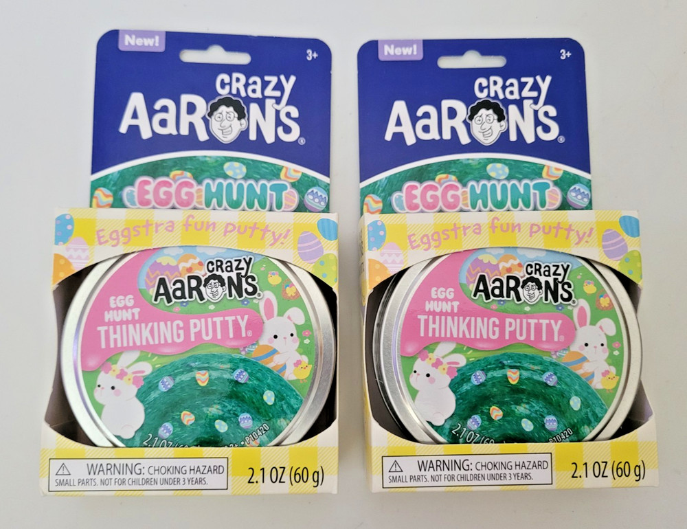 💥 Aaron's Crazy Egg Hunt Easter Theme Thinking Putty Spring