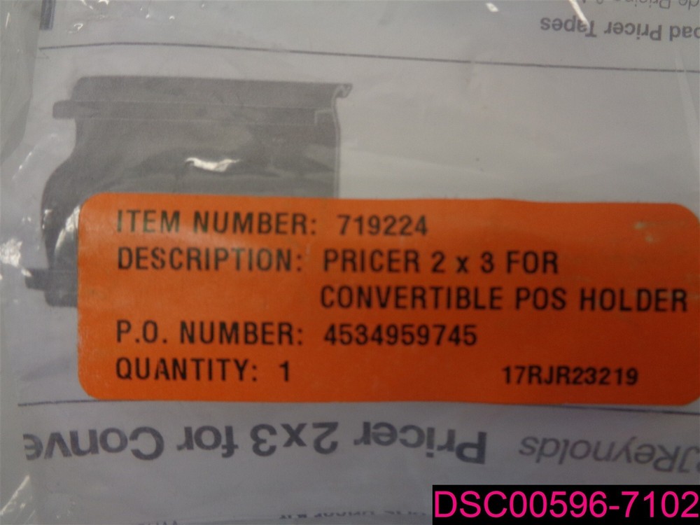 719224 Pricer 2x3 for convertible POS Holder