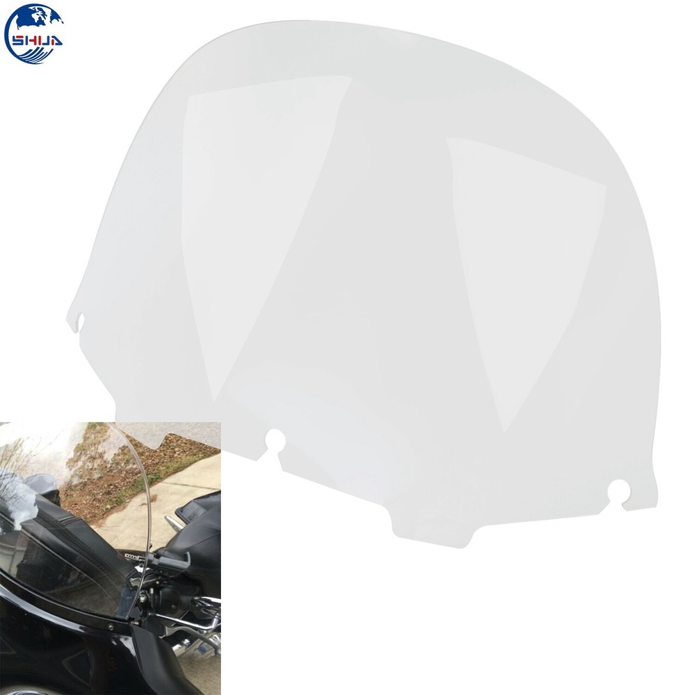 Clear Windshield Windscreen Fit For Harley Electra Glide Ultra Classic 1996-2013