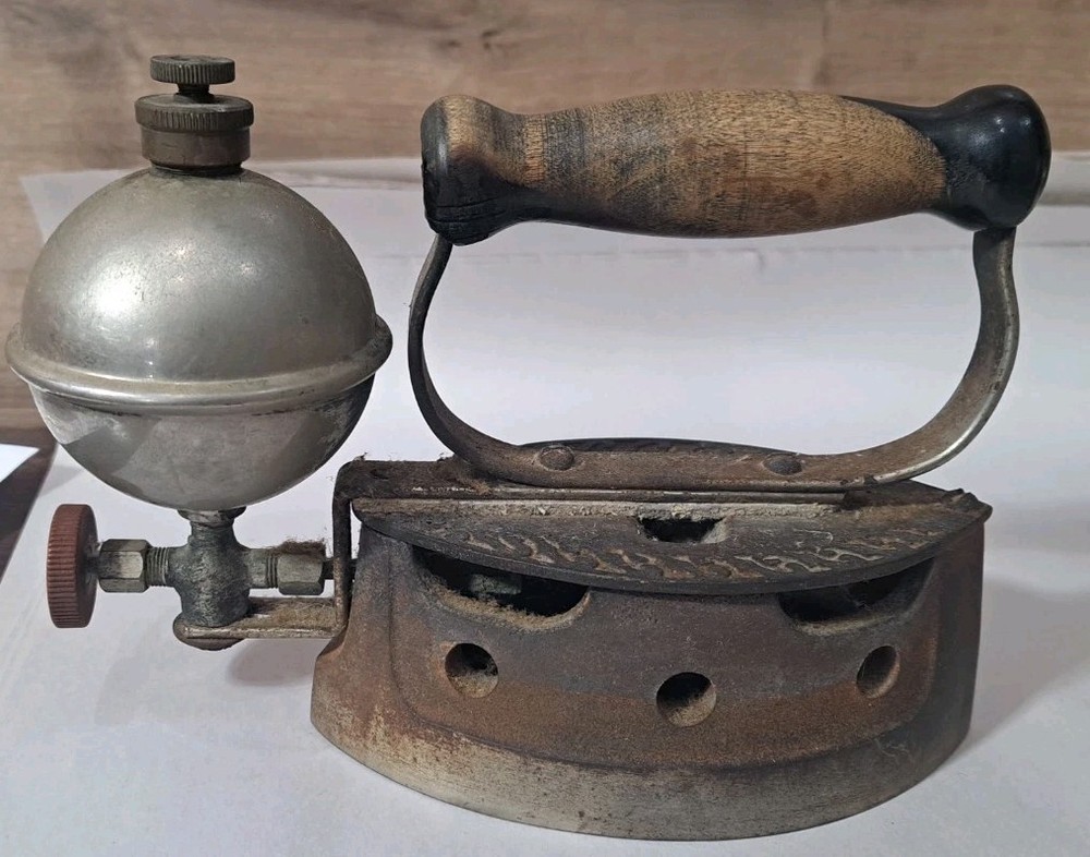 Antique Gas Sad Iron