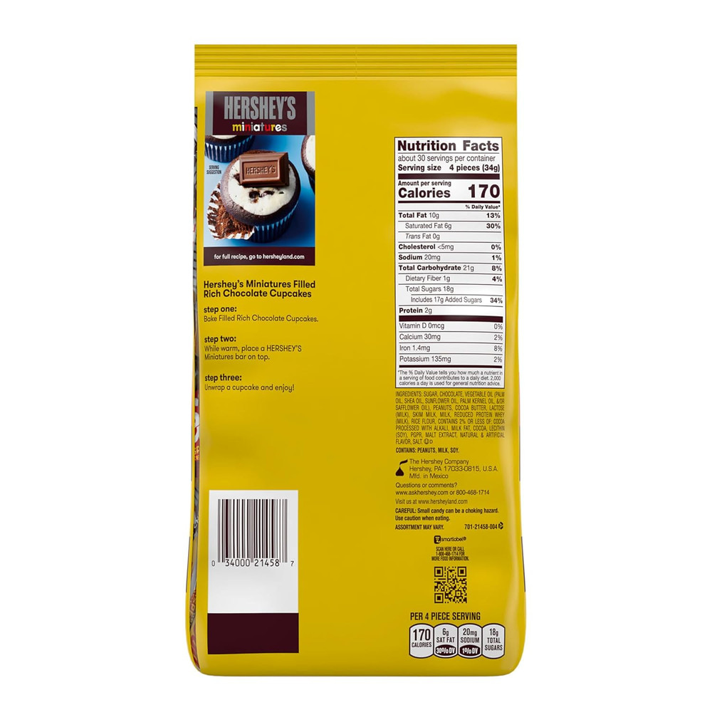 Miniatures Assorted Chocolate Candy Party Pack, 35.9 Oz
