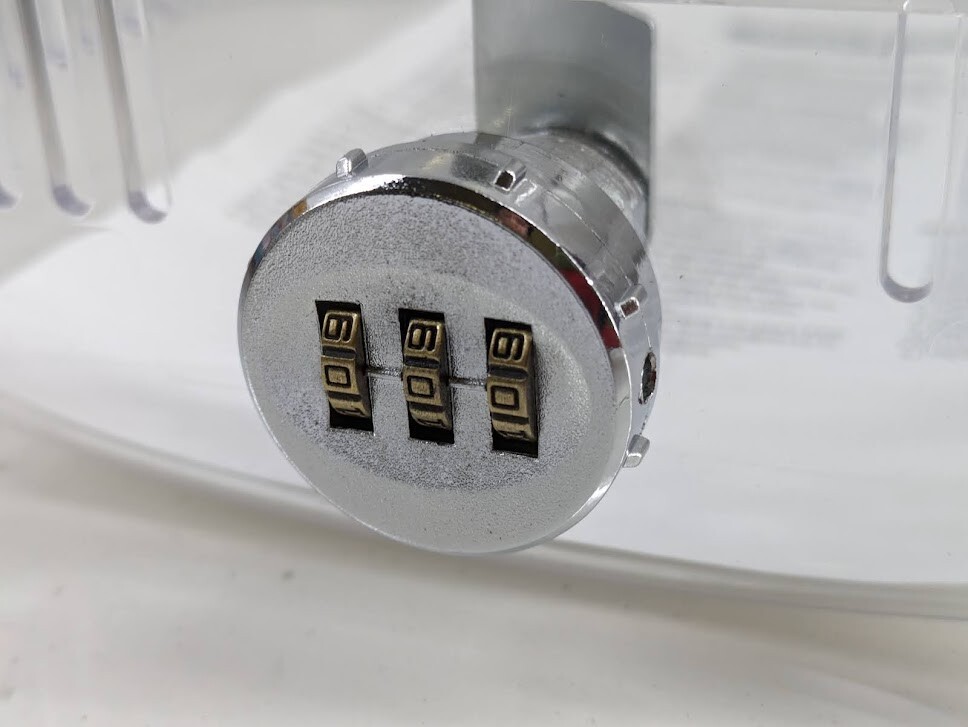 StatGuardPlus Universal Thermostat Guard Clear Changeable with Combination Lock