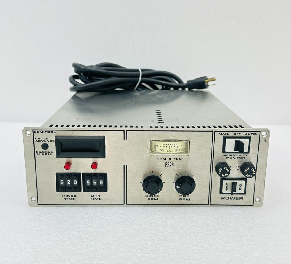 Semitool Rhetech Inc P228 Rinse Controller Module - FREE SHIPPING