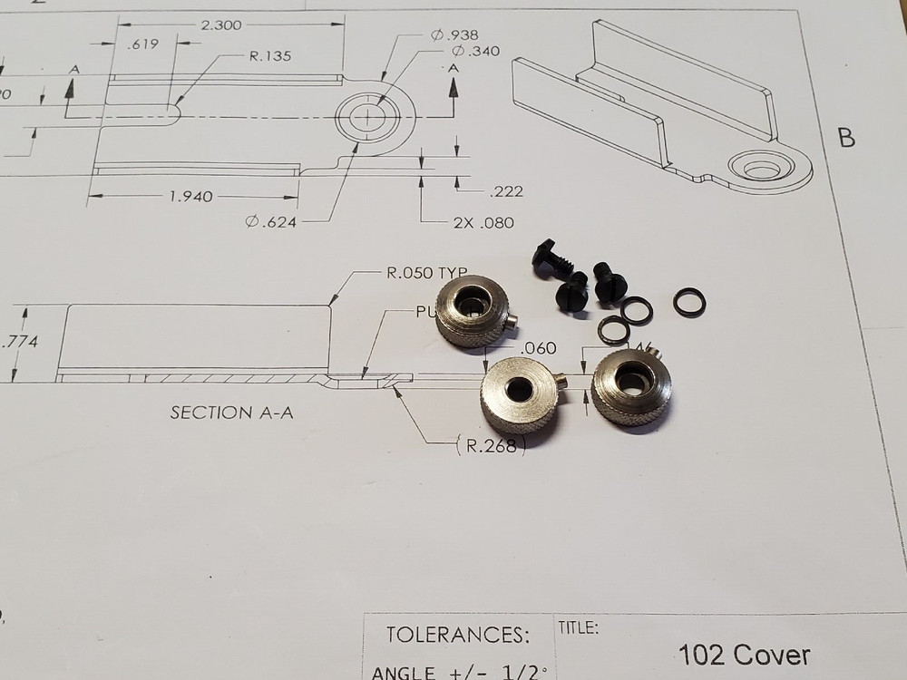 Benjamin 130,132,137 bolt pull knob with screw & washer