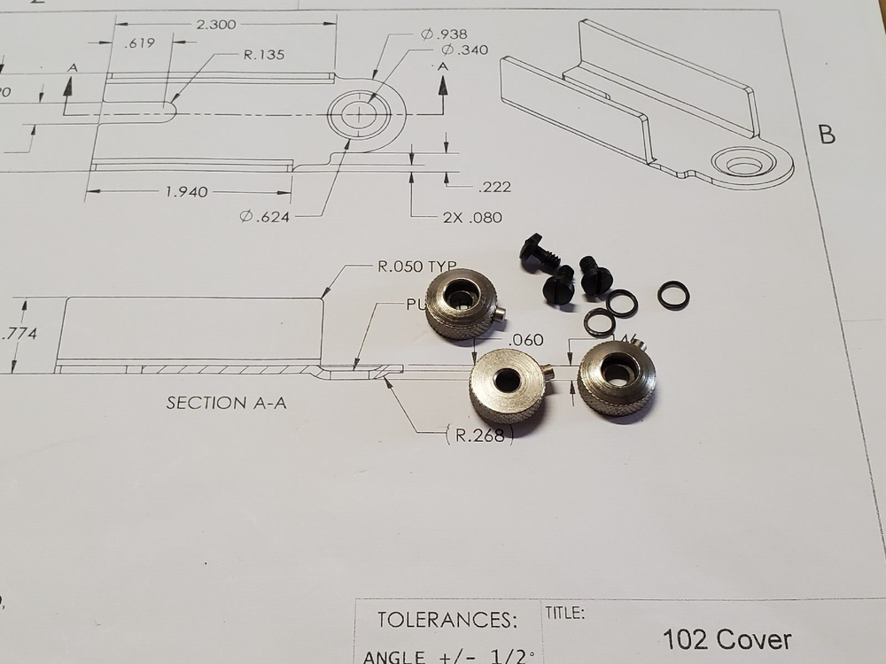 Benjamin 130,132,137 bolt pull knob with screw & washer