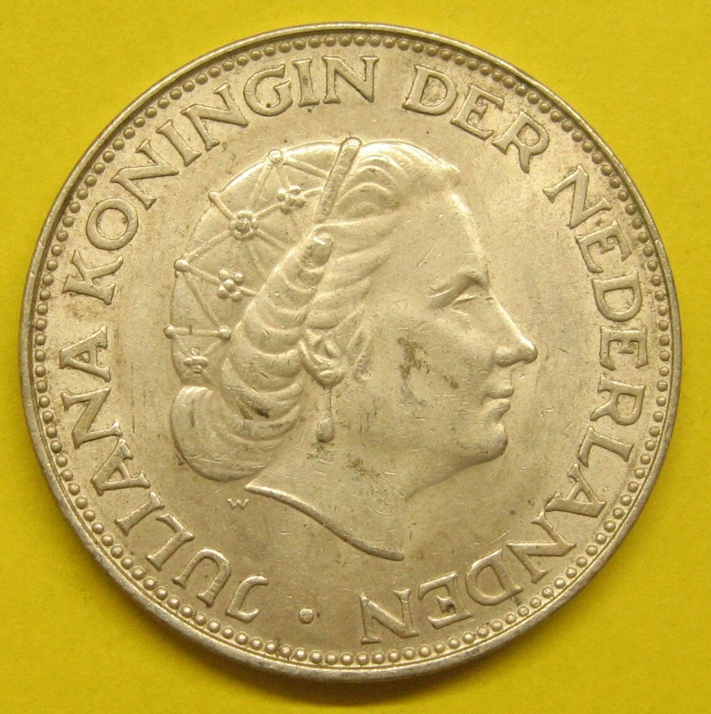 1962 Netherlands 2 1/2 Gulden Take a Look