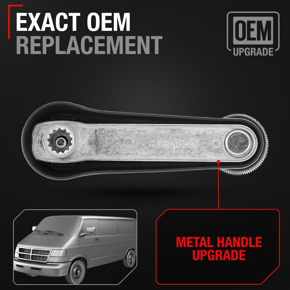 Window Crank Handle, Left/Right for Dodge RAM 1500, 2500, 3500
