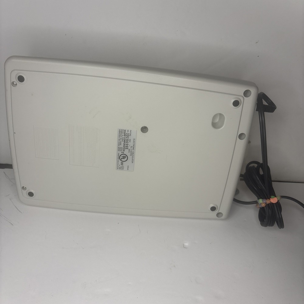 Vintage Sharp EL-1197PII Printing Calculator Tested Working