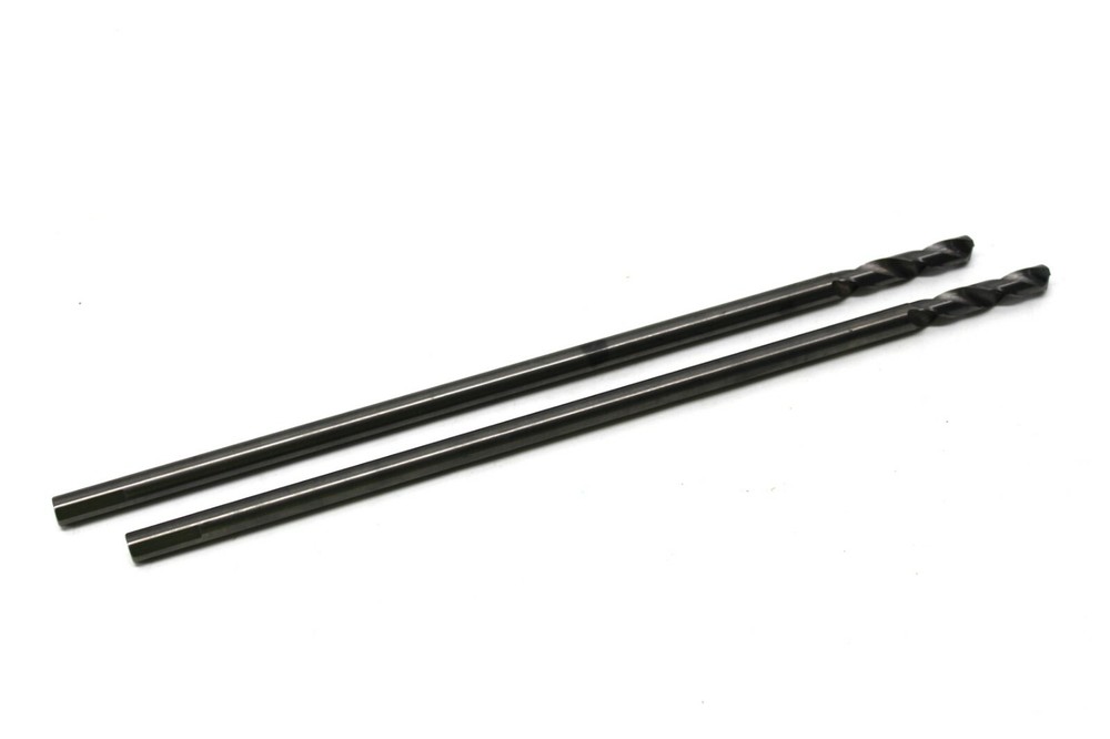 3/8" carbide extension Aircraft drill bit 12" 2 flute 2pk