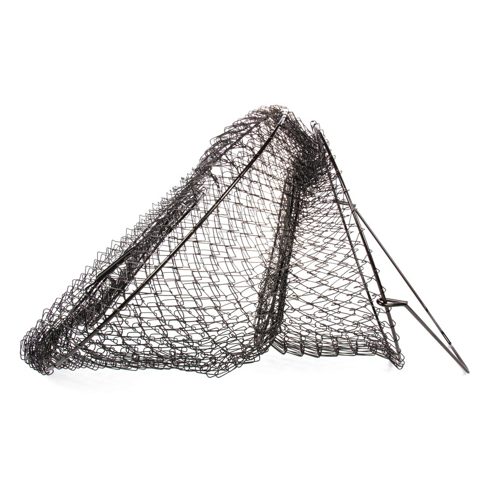 (2 pack) 13" Collapsible Fish Basket，Anodized wire structure