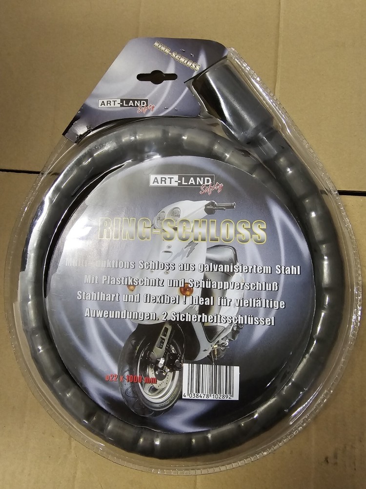 Motorcycle Lock Ring Lock 1m Original Packaging
