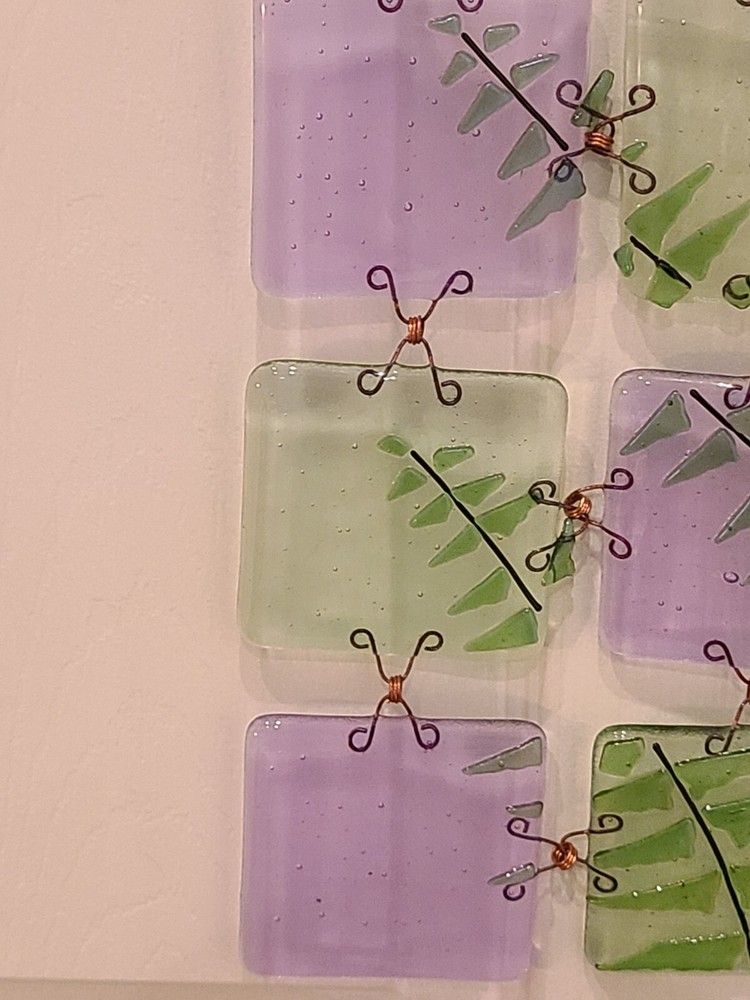 Glass Tile Sun Catcher 11" X 11"