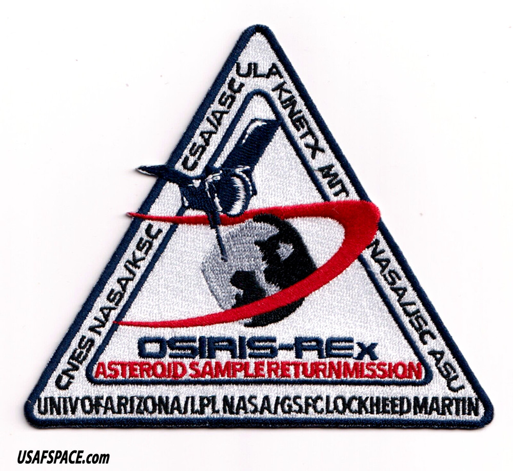 OSIRIS-REX-ASTEROID SAMPLE RETURN MISSION-CNES-NASA-ULA-SPACE Mission PATCH