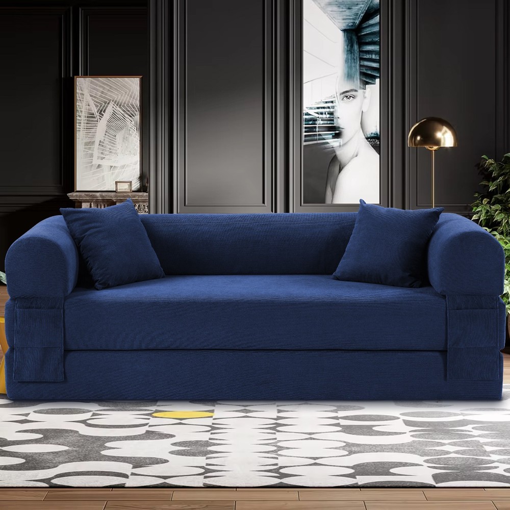 Convertible Sofa Bed,Floor Couch Foldable Sleeper Sofa for Living Room,Bedroom