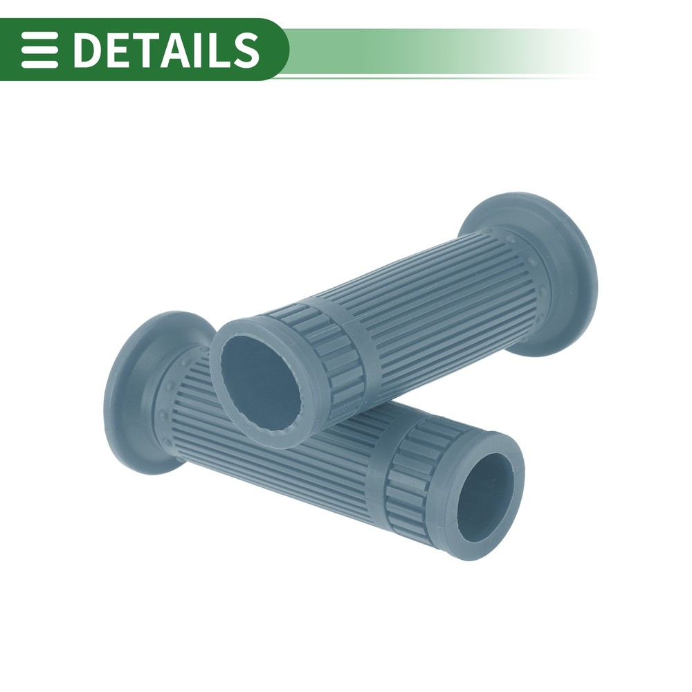1" 25mm Motorcycle Knobs Handlebar Cover TPU Grey Blue