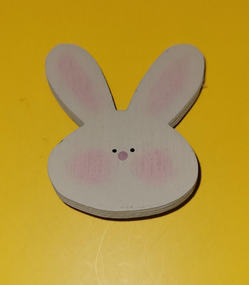 Wooden Bunny Rabbit Pin