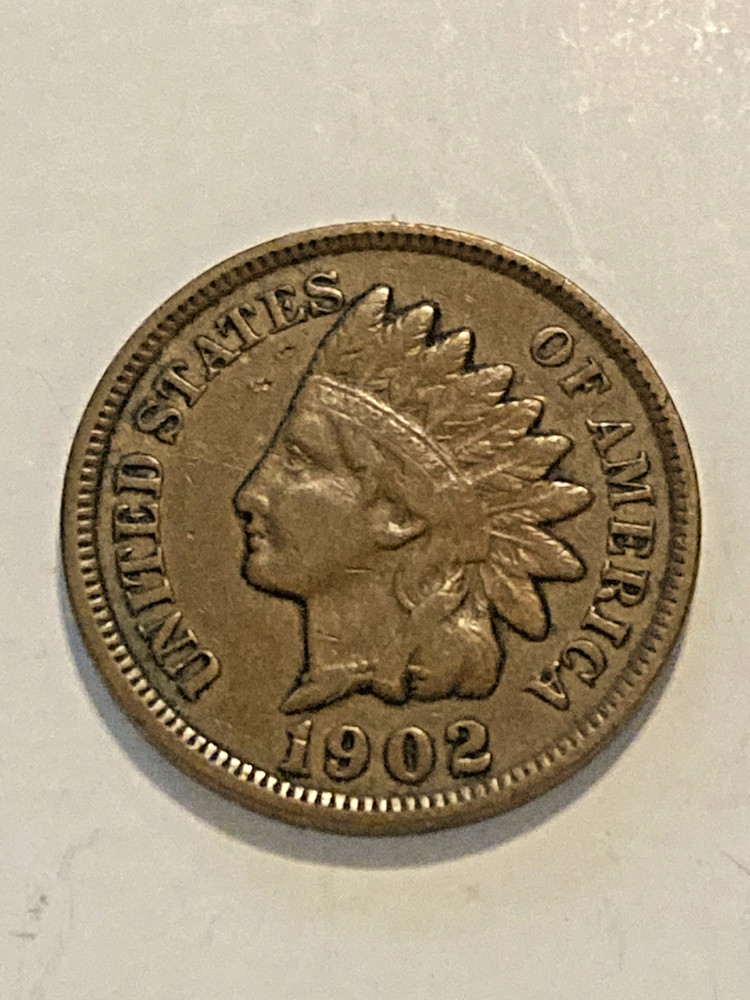 1902 Indian Head Cent Full Liberty