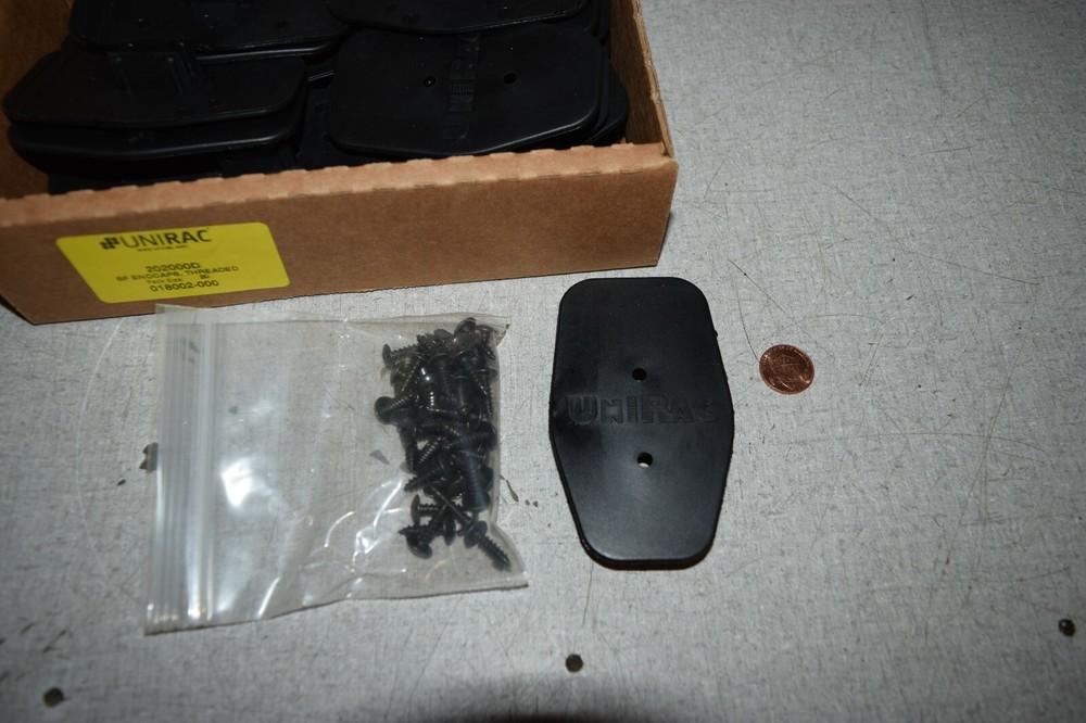 Unirac SunFrame 202000D Threaded End Caps Lot of 20