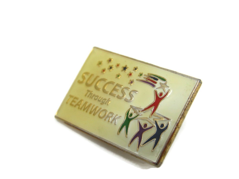 Success Through Teamwork Pin