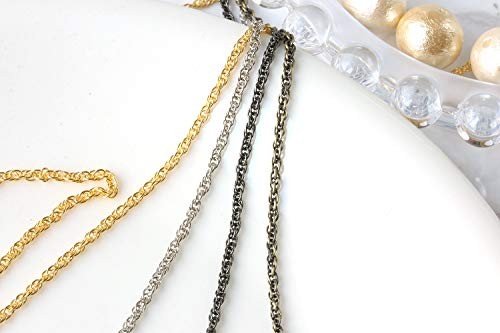 Nippon Chuko Necklace Chain, Black Nickel, 300cm, Accessory